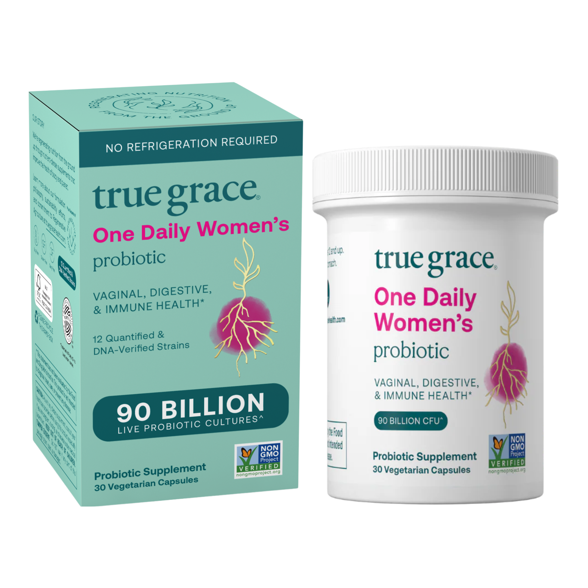 True Grace One Daily Women's Probiotic bottle