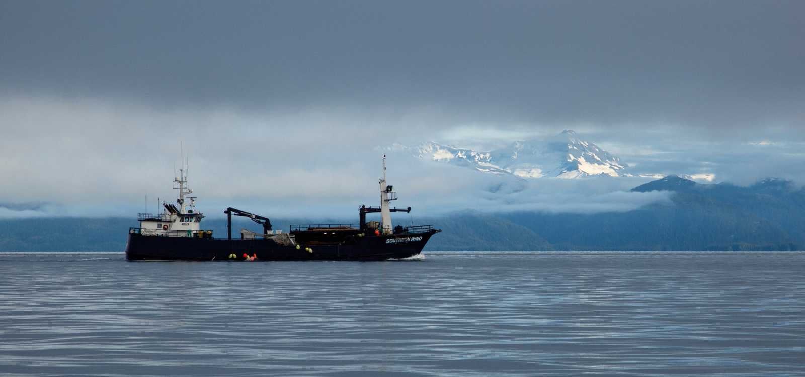 AlaskOmega ship in Alaska, ethically sourced Omega-3 for True Grace
