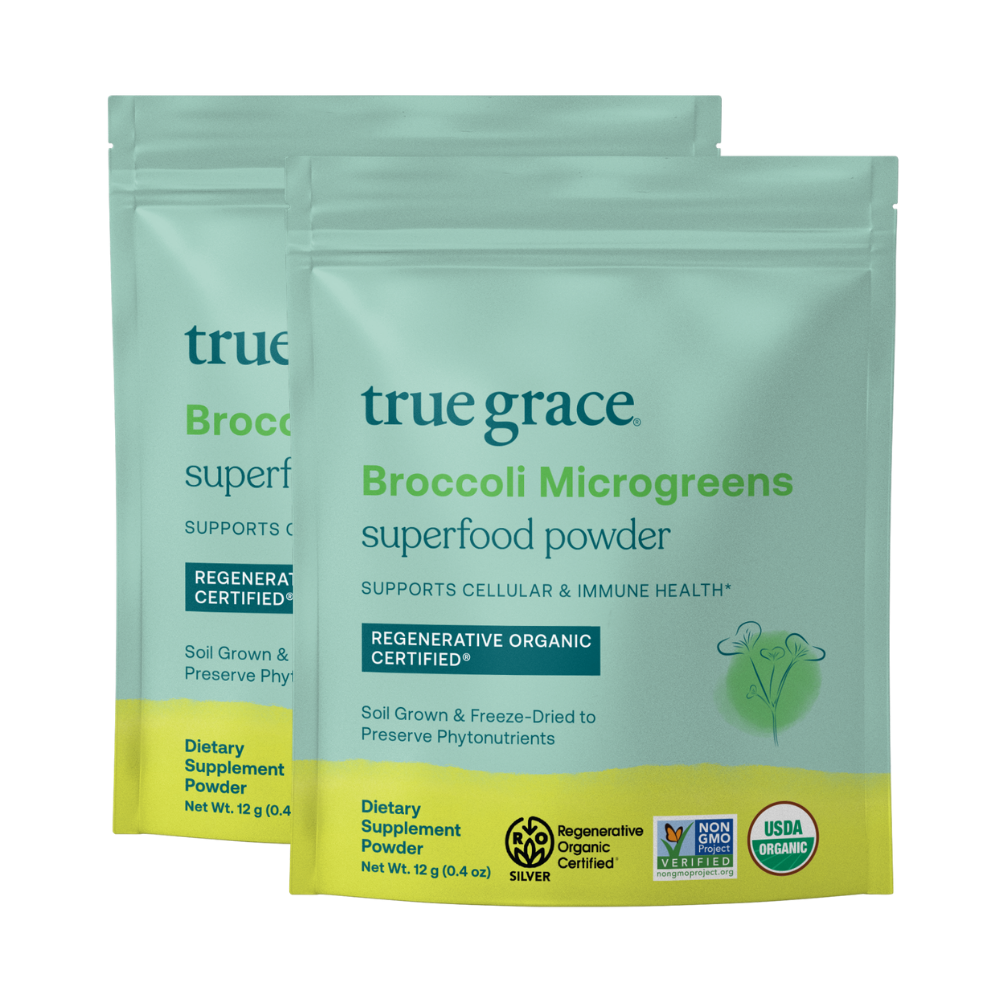 Broccoli Microgreens have been shown in studies to gently support the detoxification process — aka the natural way your body eliminates toxins every day. Broccoli microgreens also support cellular and immune health.*