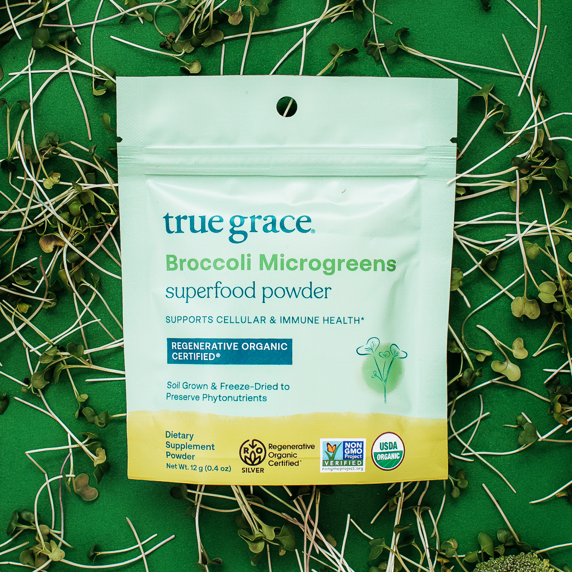 Broccoli Microgreens have been shown in studies to gently support the detoxification process — aka the natural way your body eliminates toxins every day. Broccoli microgreens also support cellular and immune health.*