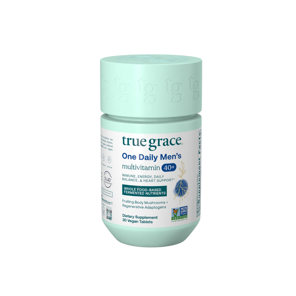 - Vitamin A, Vitamin D3, and Zinc for immune support*
- Coenzyme B Vitamins for energy*
- Regenerative and organic adaptogens for daily balance*
- B Vitamins and Vitamin K2 from MenaQ-7® to support heart health*
- Organic mushroom fruiting body blend
- Iron free formula