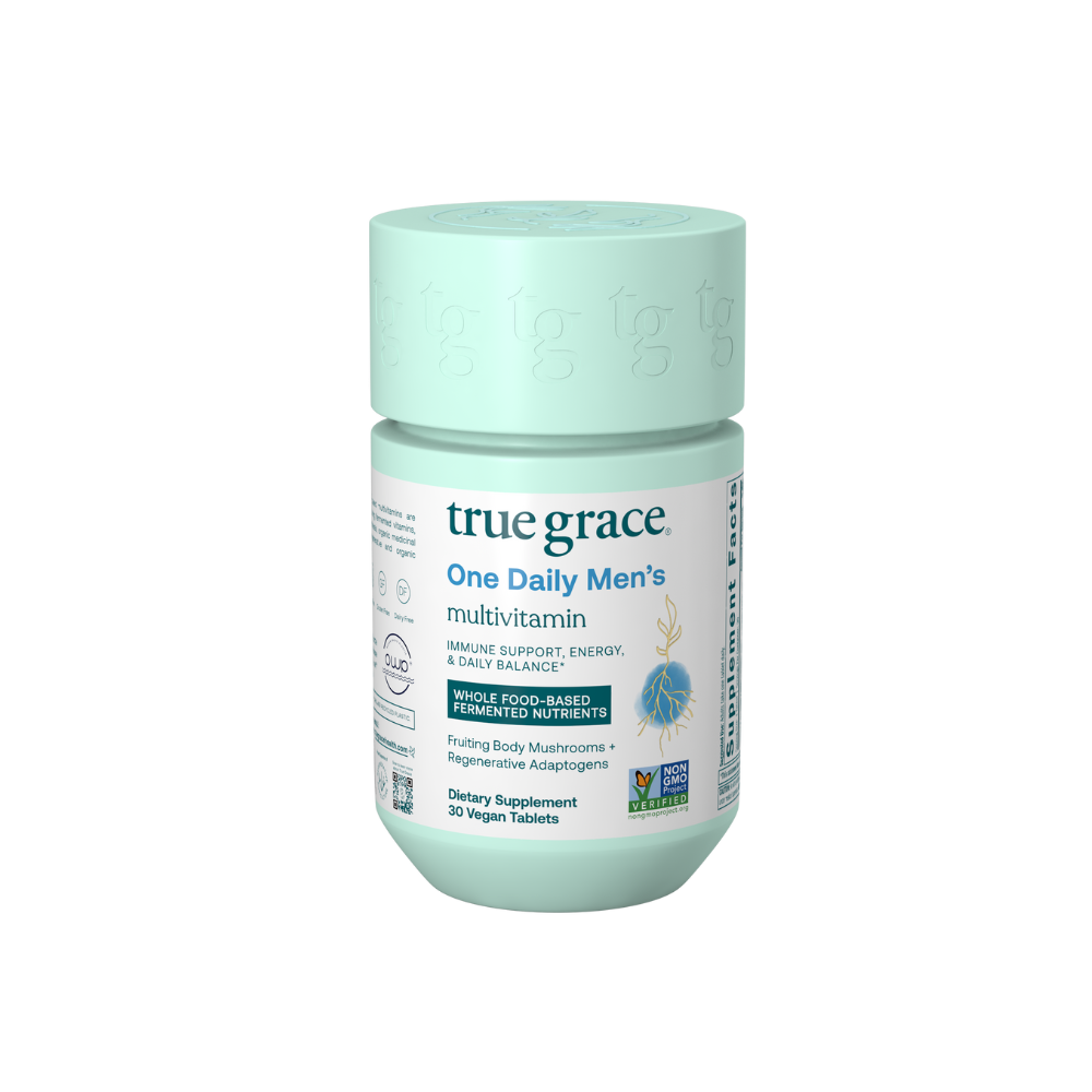 Daily Multivitamin for Immune Support, Energy, and Daily Balance*

Vitamin A, Vitamin D3, and Zinc for immune support*
Coenzyme B Vitamins for energy*
Regenerative and organic adaptogens for daily balance*
Organic mushroom fruiting body blend