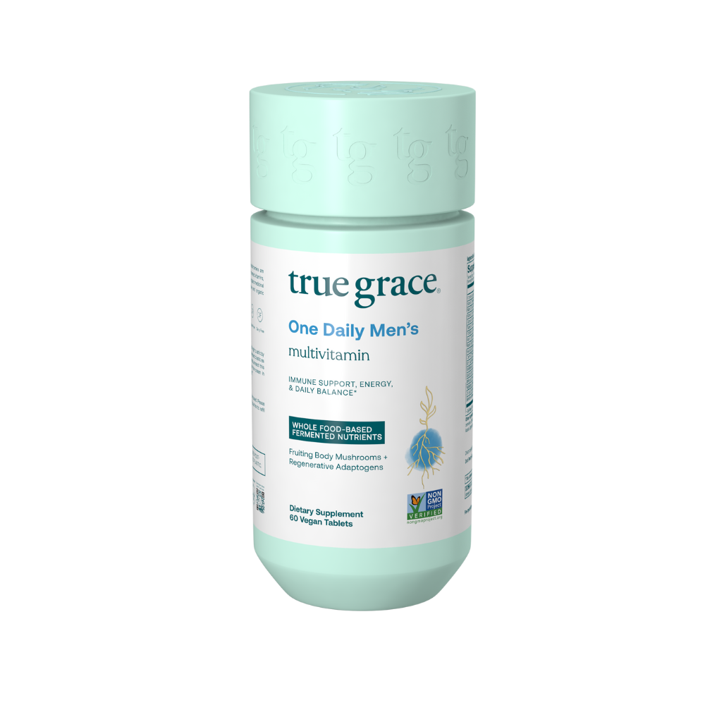 Daily Multivitamin for Immune Support, Energy, and Daily Balance*

Vitamin A, Vitamin D3, and Zinc for immune support*
Coenzyme B Vitamins for energy*
Regenerative and organic adaptogens for daily balance*
Organic mushroom fruiting body blend