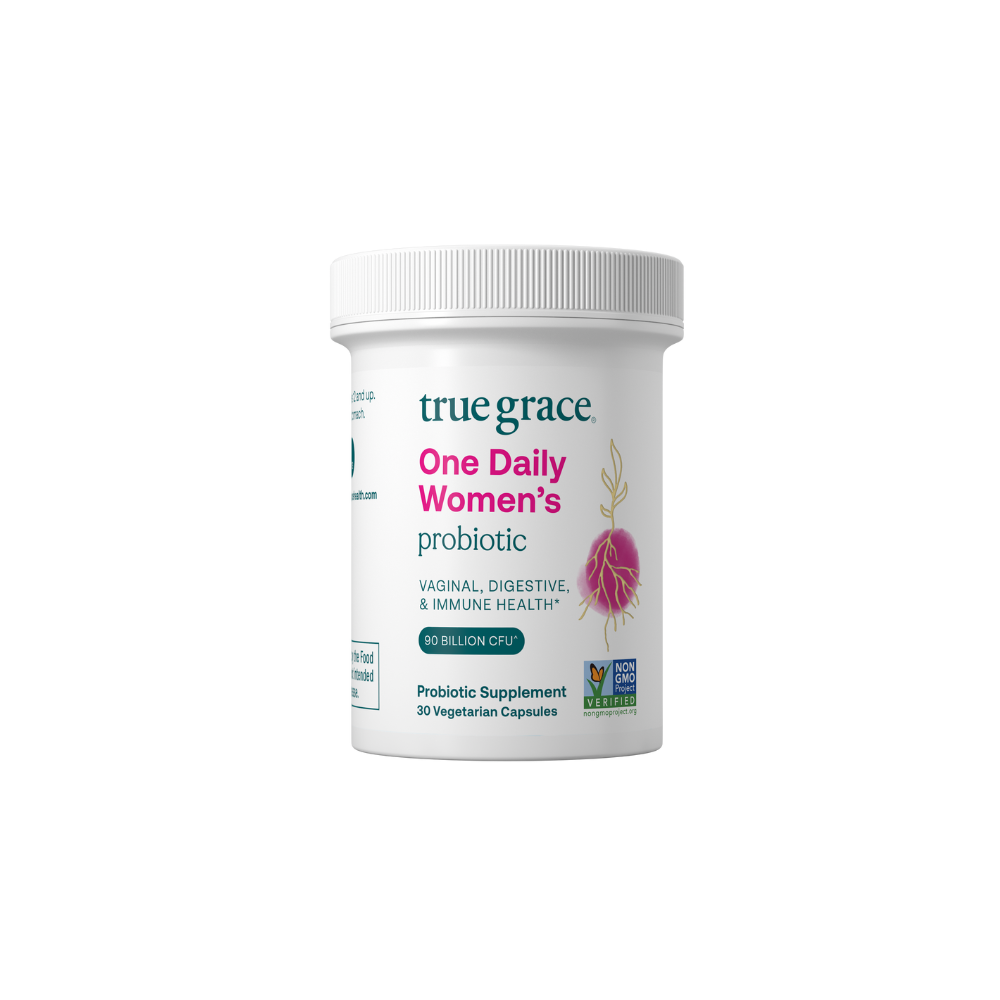 Daily Probiotic for Women's Vaginal, Digestive, and Immune Support*

- 90 Billion CFU at time of manufacturing (30 Billion CFU at expiration)
- 12 quantified and DNA-verified probiotic cultures to support vaginal, digestive and immune health*
- Prebiotic fiber to support beneficial bacteria*
- Patented DRCaps® allow the probiotics to survive
- Patented shelf-stable CSP™ bottle protects the probiotics from moisture, light, and oxygen