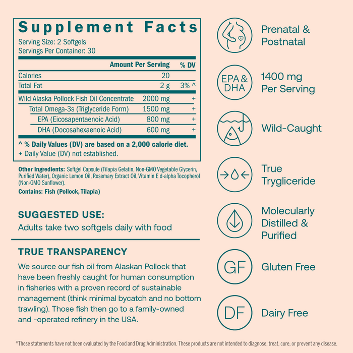 Dha Label Prenatal DHA