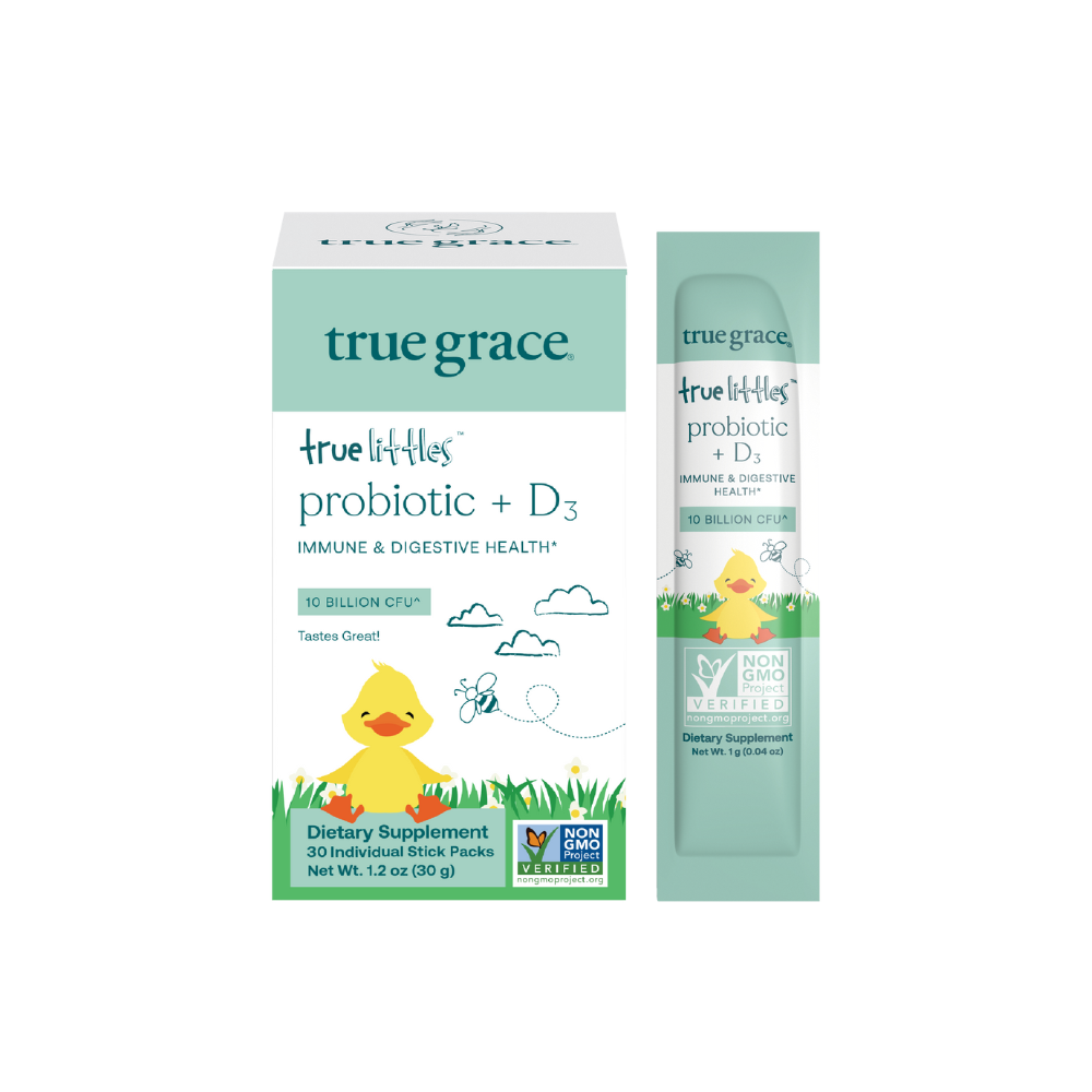 Vitamin D is essential for your little one’s development and immune health, and it can be tricky for them to get enough through diet and sun exposure.* So we’ve topped up these probiotics with 800 IU of Vitamin D. Because kids are always on the go, it just makes sense to give them two supplements in one versatile powder.