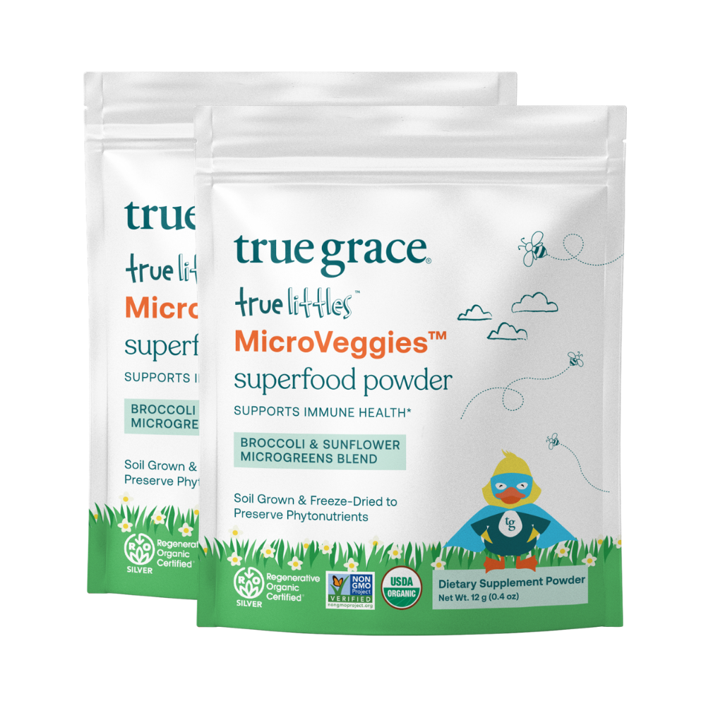 At True Grace, our microgreens are sourced from our Regenerative Organic Certified® farm partners. ROC® represents the highest standard for organic agriculture in the world, with stringent requirements for soil health, animal welfare, and social fairness.