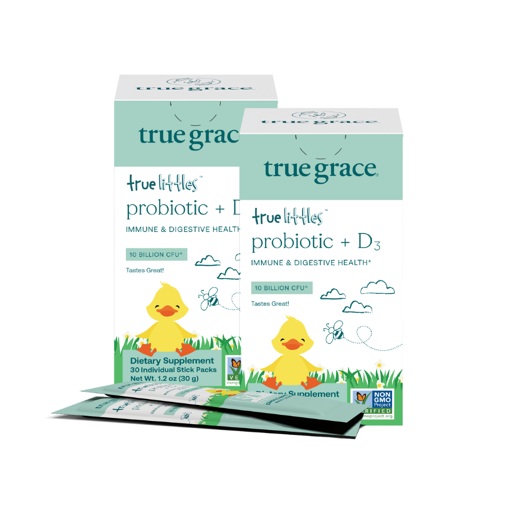 Vitamin D is essential for your little one’s development and immune health, and it can be tricky for them to get enough through diet and sun exposure.* So we’ve topped up these probiotics with 800 IU of Vitamin D. Because kids are always on the go, it just makes sense to give them two supplements in one versatile powder.