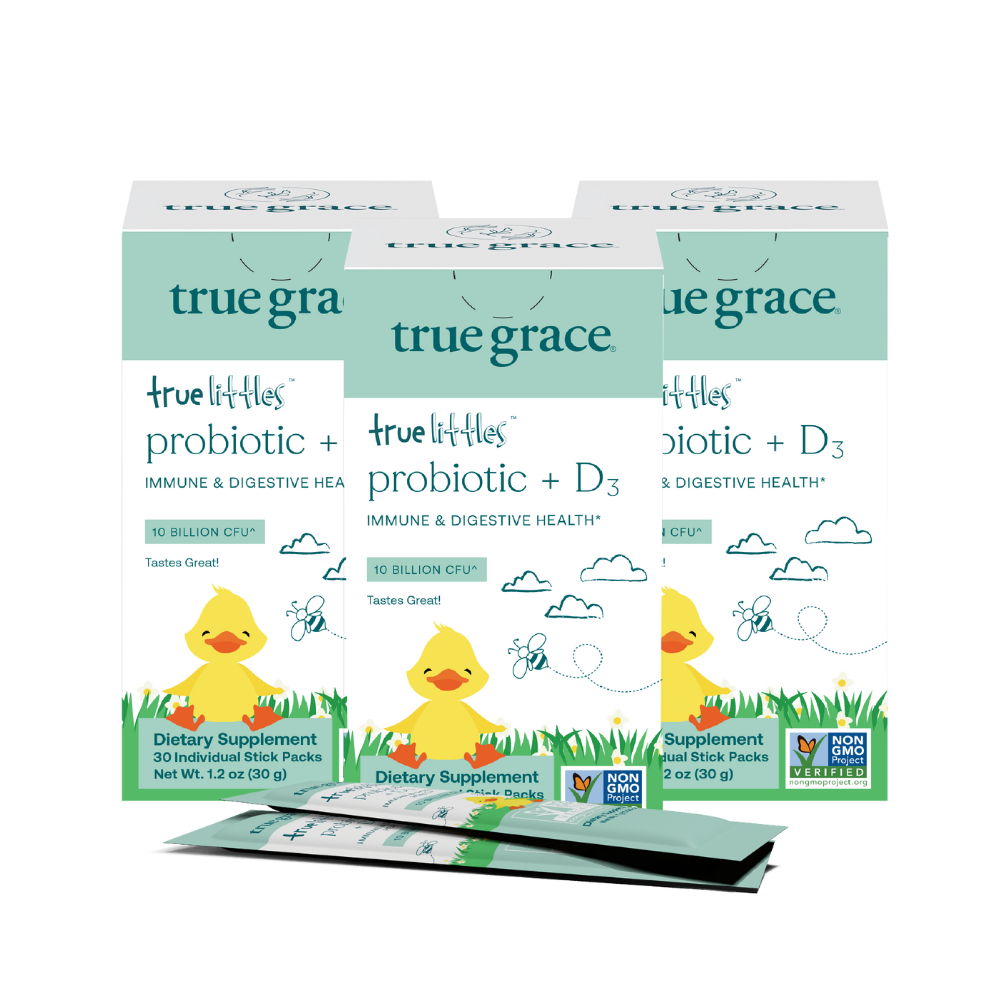 Vitamin D is essential for your little one’s development and immune health, and it can be tricky for them to get enough through diet and sun exposure.* So we’ve topped up these probiotics with 800 IU of Vitamin D. Because kids are always on the go, it just makes sense to give them two supplements in one versatile powder.