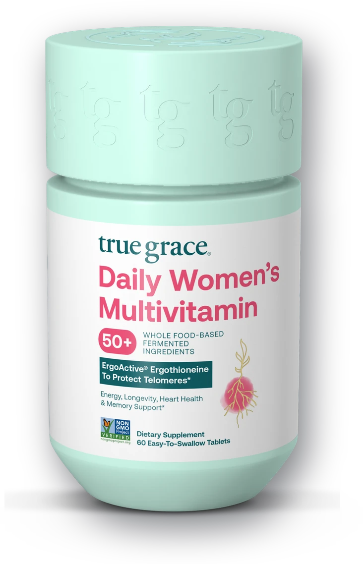 A bottle of Daily Women's 50+ Multivitamin