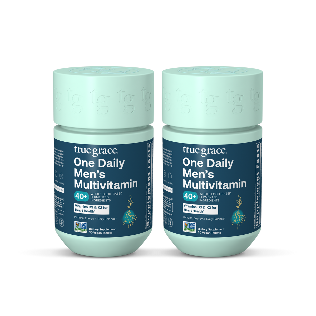 One Daily Men's 40+ Multivitamin, 60 day supply, two 30 count bottles